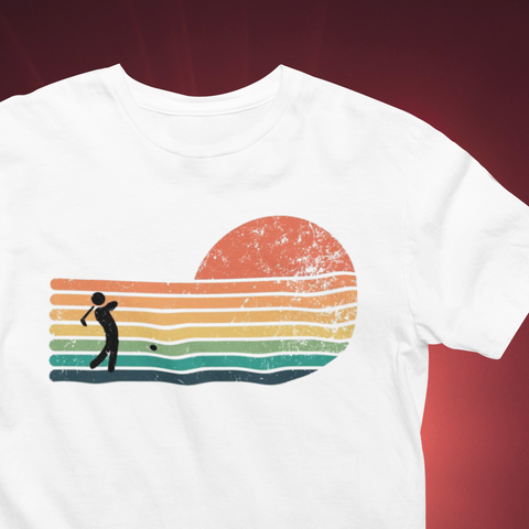 Retro Golfer Tee